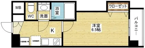 Luxe十三本町【11階】の間取り