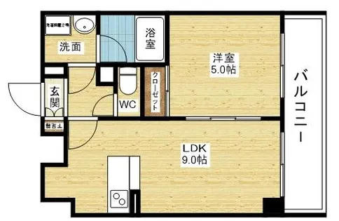 CITY SPIRE十三東【7階】の間取り