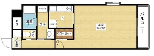 パルドミール【2階】の間取り
