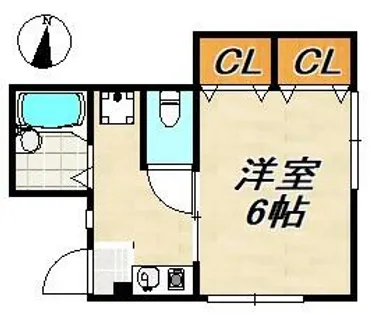 ツル菅原ハイツ【1階】の間取り