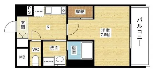 comforespa新大阪【9階】の間取り