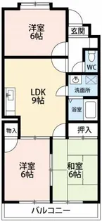 ロイヤル宝六【205号室】の間取り