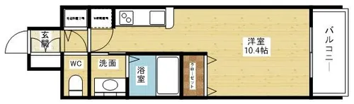 alivio【10階】の間取り