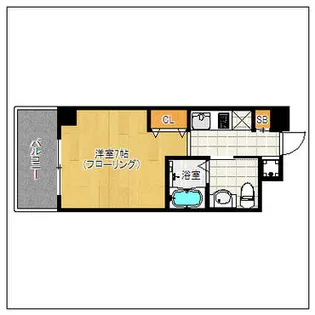 リヴィエール シャン【702号室】の間取り