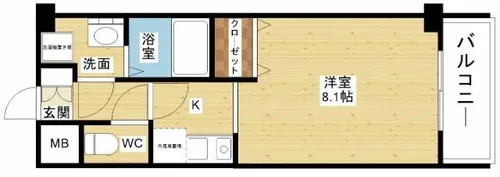 リセスコート2【1階】の間取り