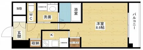 スプランディッドⅡ【5階】の間取り