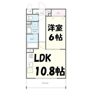 レユシール【1階】の間取り