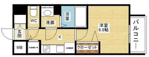 メインステージ新大阪【6階】の間取り