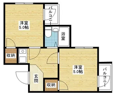 アメニティー新大阪4番館【3階】の間取り