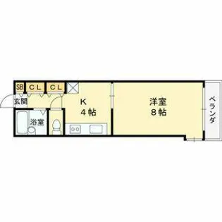 ニッポービル【4階】の間取り