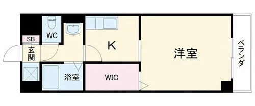 フローライト蛍池【7階】の間取り