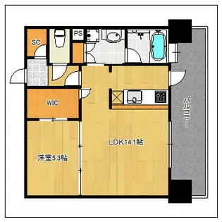 エンクレストGRAN博多駅前【12階】の間取り