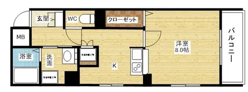 サンパティーク【10階】の間取り