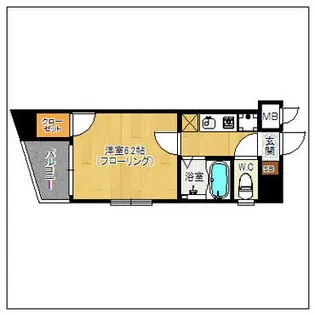 セレス平尾【202号室】の間取り