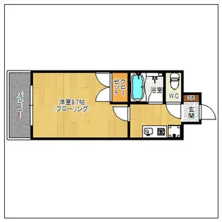 セラピー梅光園【4階】の間取り