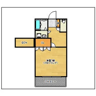 タウンハウスビレッジ【113号室】の間取り