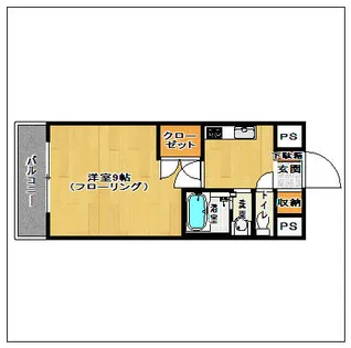 ケイズ博多呉服町【8階】の間取り