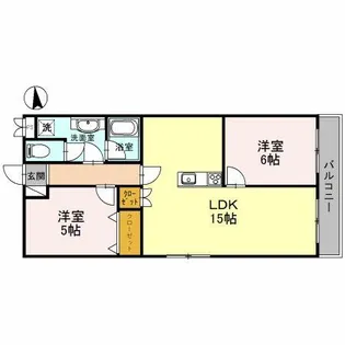 大阪府豊中市西泉丘1丁目【マンション】の間取り