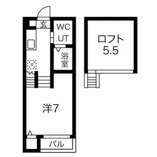 エスパス リブレ【102号室】の間取り