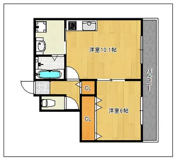 サンマーレ【1階】の間取り
