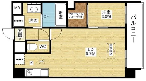 スプランディッド新大阪DUE【8階】の間取り