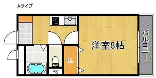 サンモール北川Ⅰ【2階】の間取り