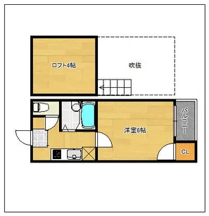 ビラ・フローレンス【201号室】の間取り