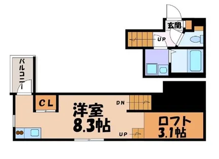Lucia Hills名駅北【2階】の間取り