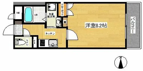 ラ・リヴィエール【3階】の間取り