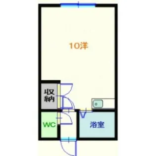 新星荘【2階】の間取り