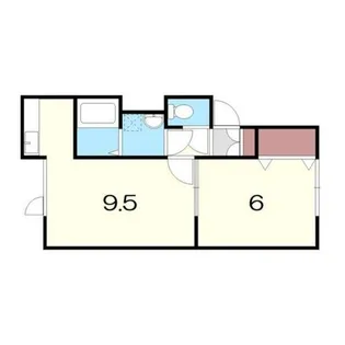 マリンパレス【2階】の間取り