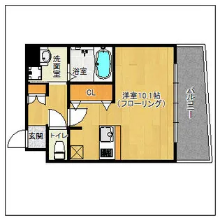 エンクレストけやき通り【3階】の間取り
