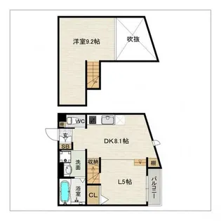 DreamStage井尻Gracieuxse(グラシューズ)【102号室】の間取り