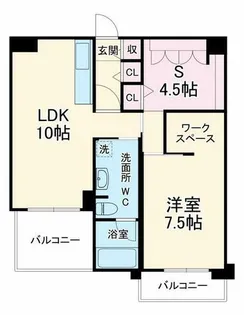 1SLDKの間取り画像