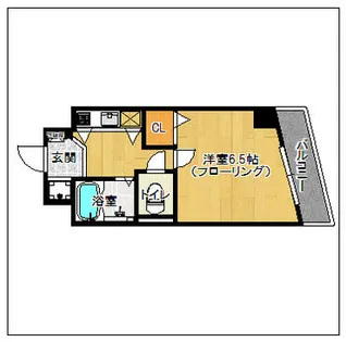 エスポワールマンション天神南【604号室】の間取り