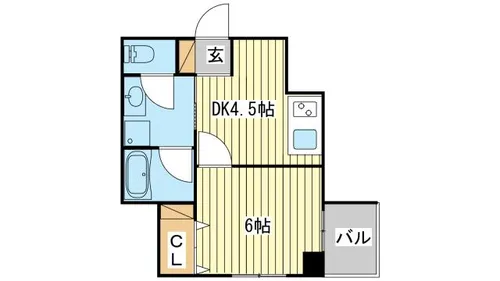 坂元町OMORIビル【403号室】の間取り