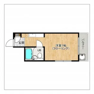 ジェンティール六本松【601号室】の間取り