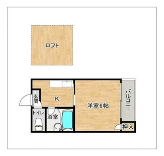パーレンス六本松【103号室】の間取り