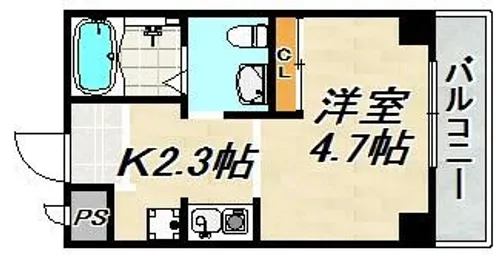 メゾンラフィネ【3階】の間取り
