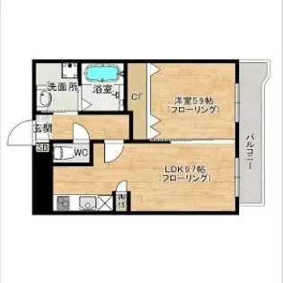 シェーネブルグ【4階】の間取り
