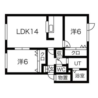 Villa南沢【1階】の間取り