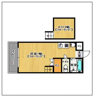 ロッジIII【103号室】の間取り
