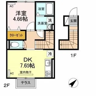 シャンツェ未来【2階】の間取り