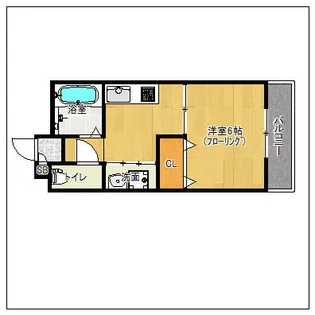 ベアービル【4階】の間取り
