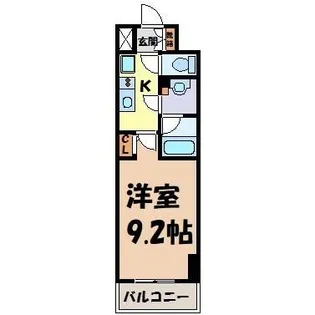 エルスタンザ徳川【2階】の間取り