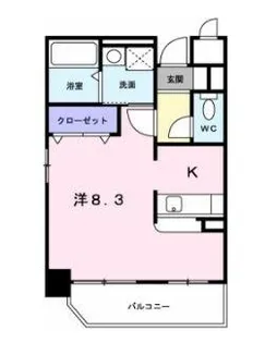 コンフォルト水笠【4階】の間取り