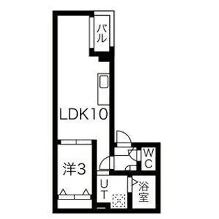 エル前之輪【2階】の間取り