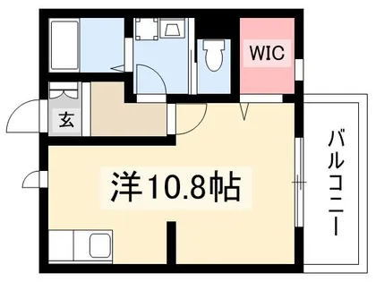 第3アンシックス【205号室】の間取り