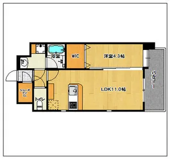 プレスタイル大濠公園【4階】の間取り