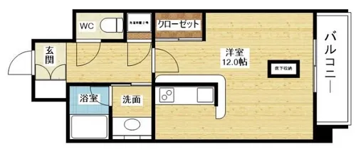 EbyU新大阪【8階】の間取り